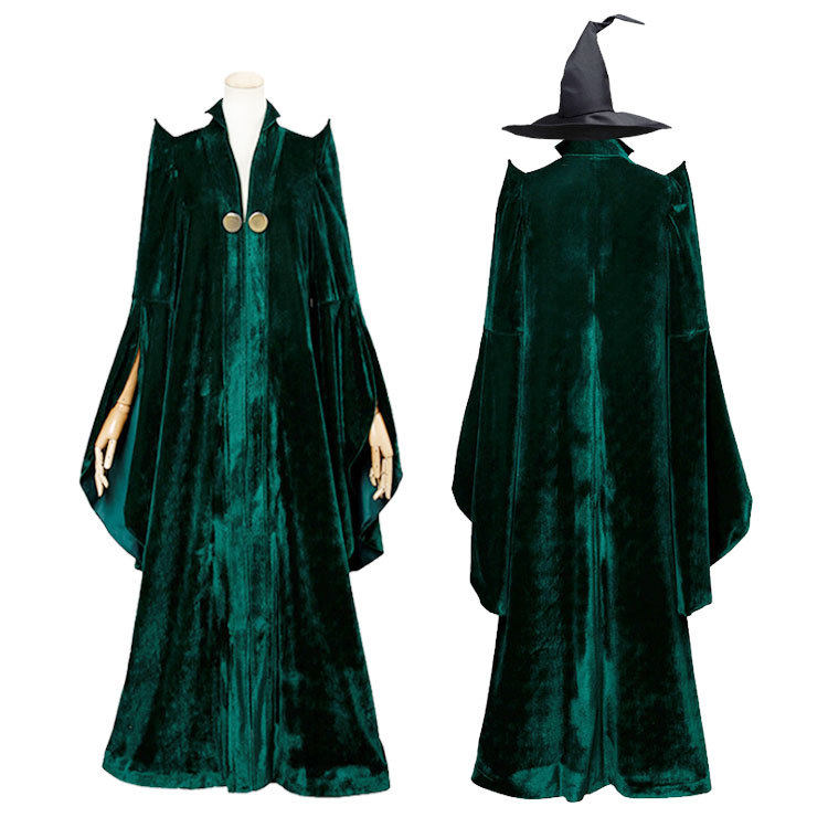 Anime Cosplay Events - Minerva McGonagall Cosplay Costume Harry Potter