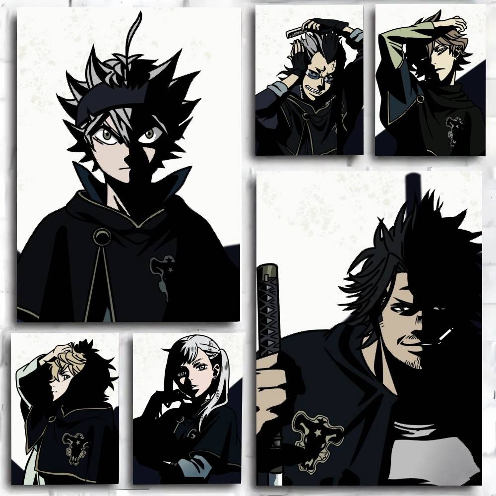 Black Clover Grimoire - 1PC Japanese Anime Black Clover Whitepaper