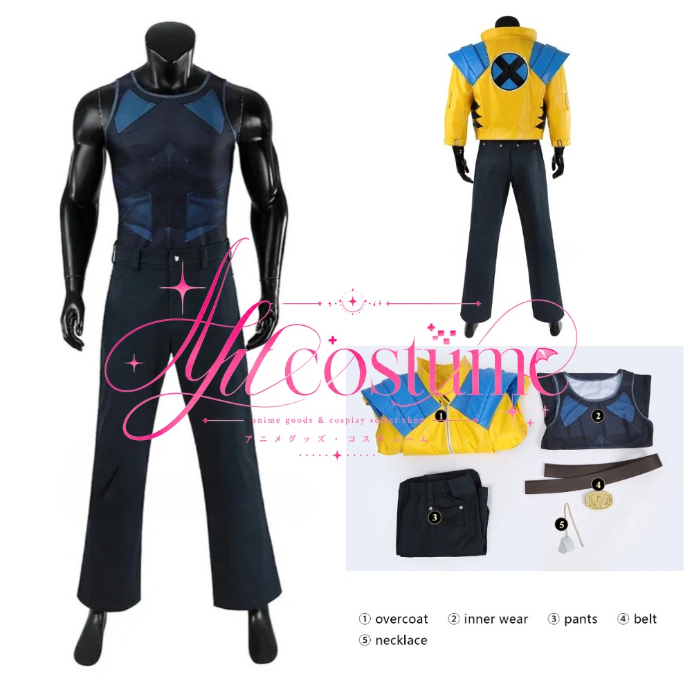 Anime Cosplay Outfits Male - Wolverine Cosplay Costume Men Jacket Pant