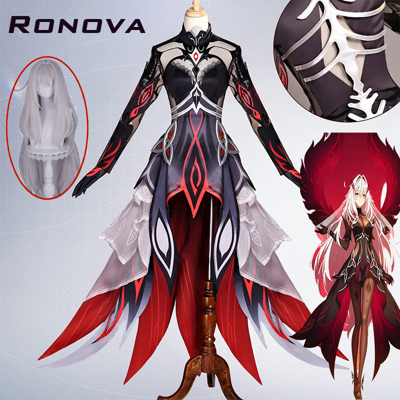 Women Anime Cosplay - Governance Ronova Cosplay Genshin Impact Cosplay