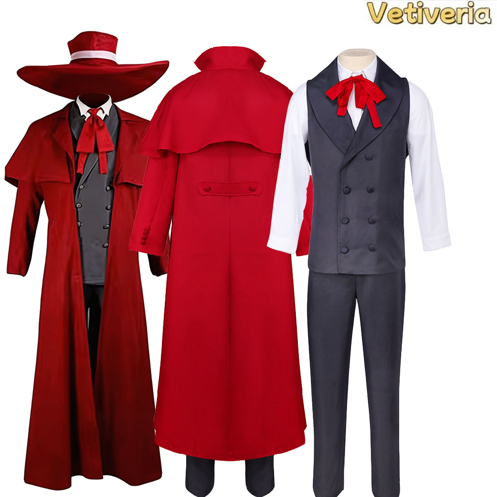 Alucard Cosplay Uniform Costum - Anime Cosplay Outfits Male incelemesi ve fiyatı