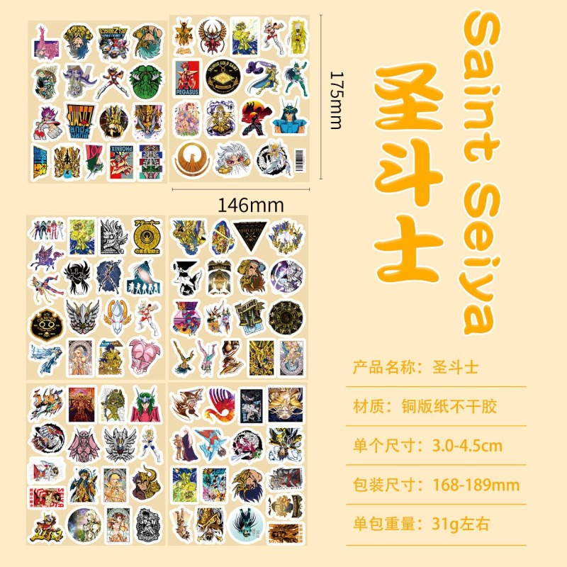 101Pcs Saint Seiya Anime Stick - Anime Cosplay Series incelemesi ve fiyatı