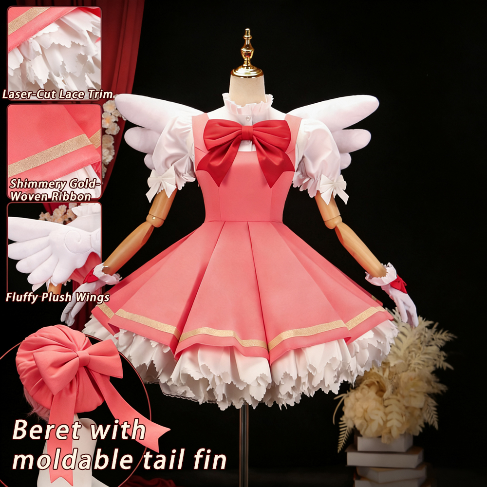 Kinomoto Sakura Cosplay Pink L - Anime Cosplay Events incelemesi ve fiyatı