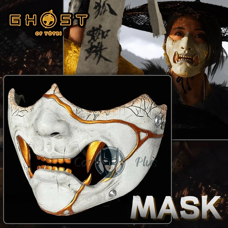 Game Ghost of Yotei Atsu Mask  - Women Anime Cosplay incelemesi ve fiyatı