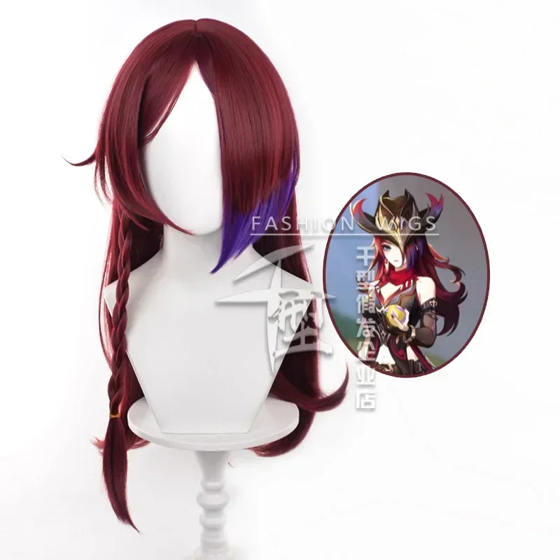 Anime Genshin Impact Chaska Co - Anime Cosplay With Red Hair incelemesi ve fiyatı