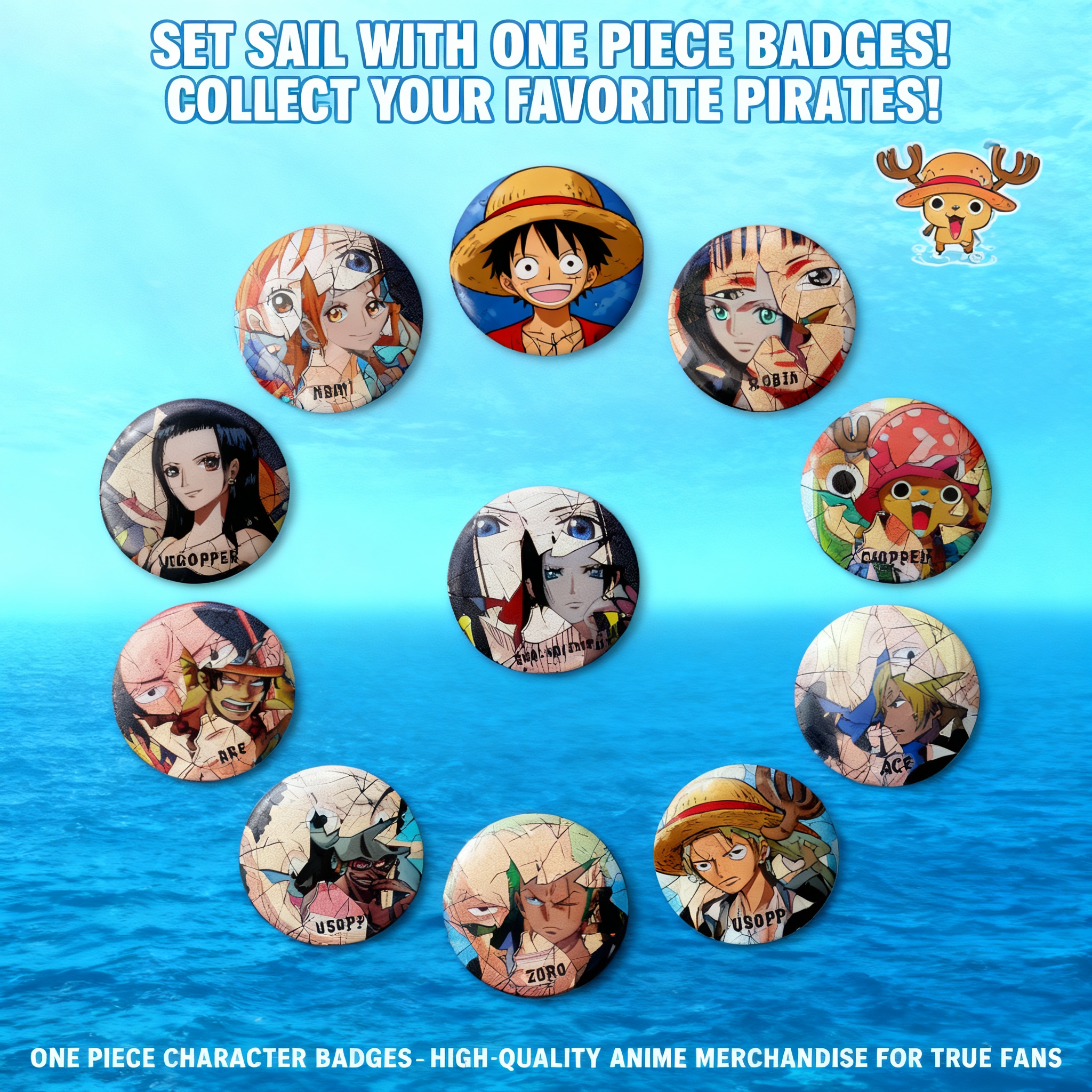One Piece Anime Badge Pins Luf - Cosplay Anime Zoro incelemesi ve fiyatı