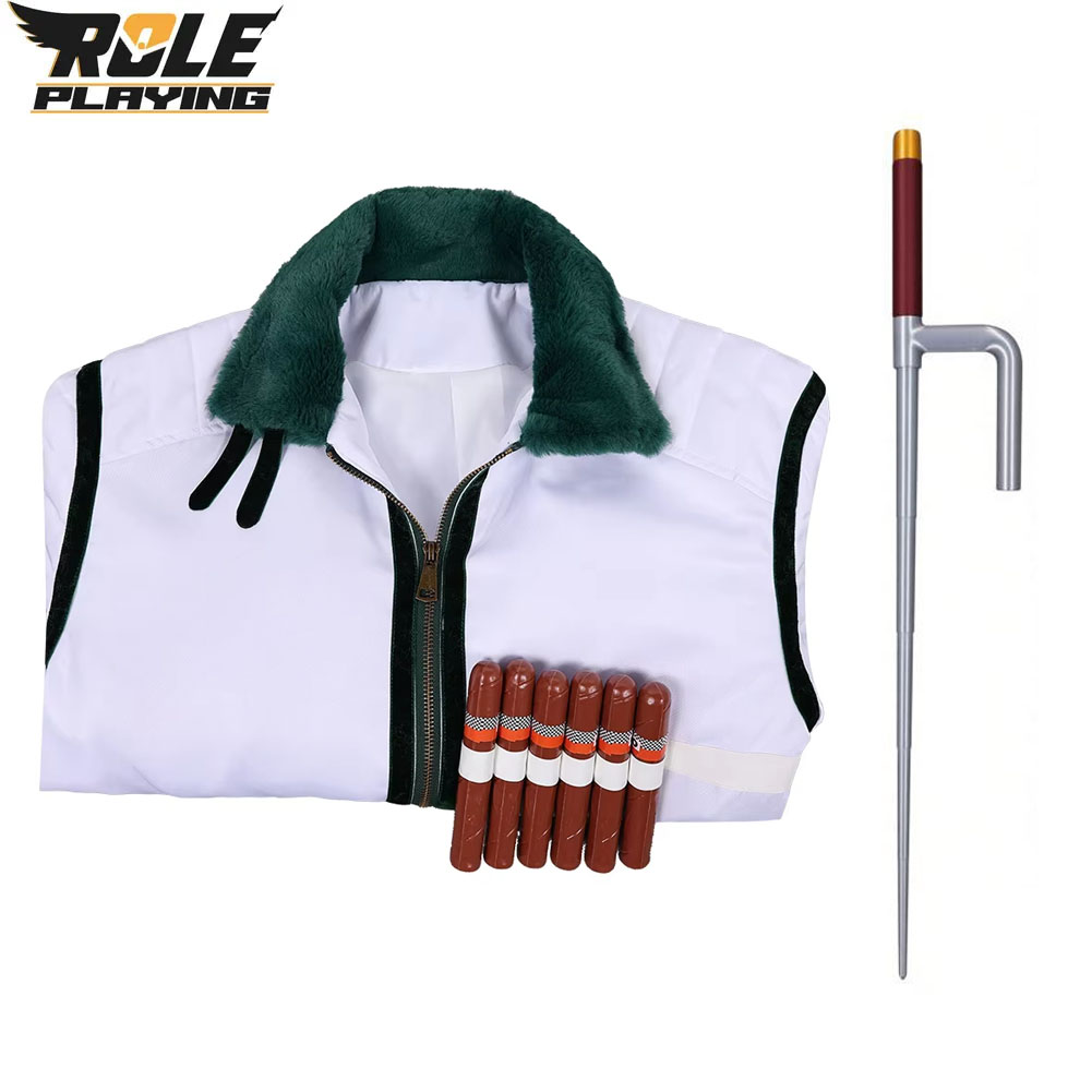 Smoker Cosplay Men Fantasy Coa - Anime Cosplay Outfits Male incelemesi ve fiyatı