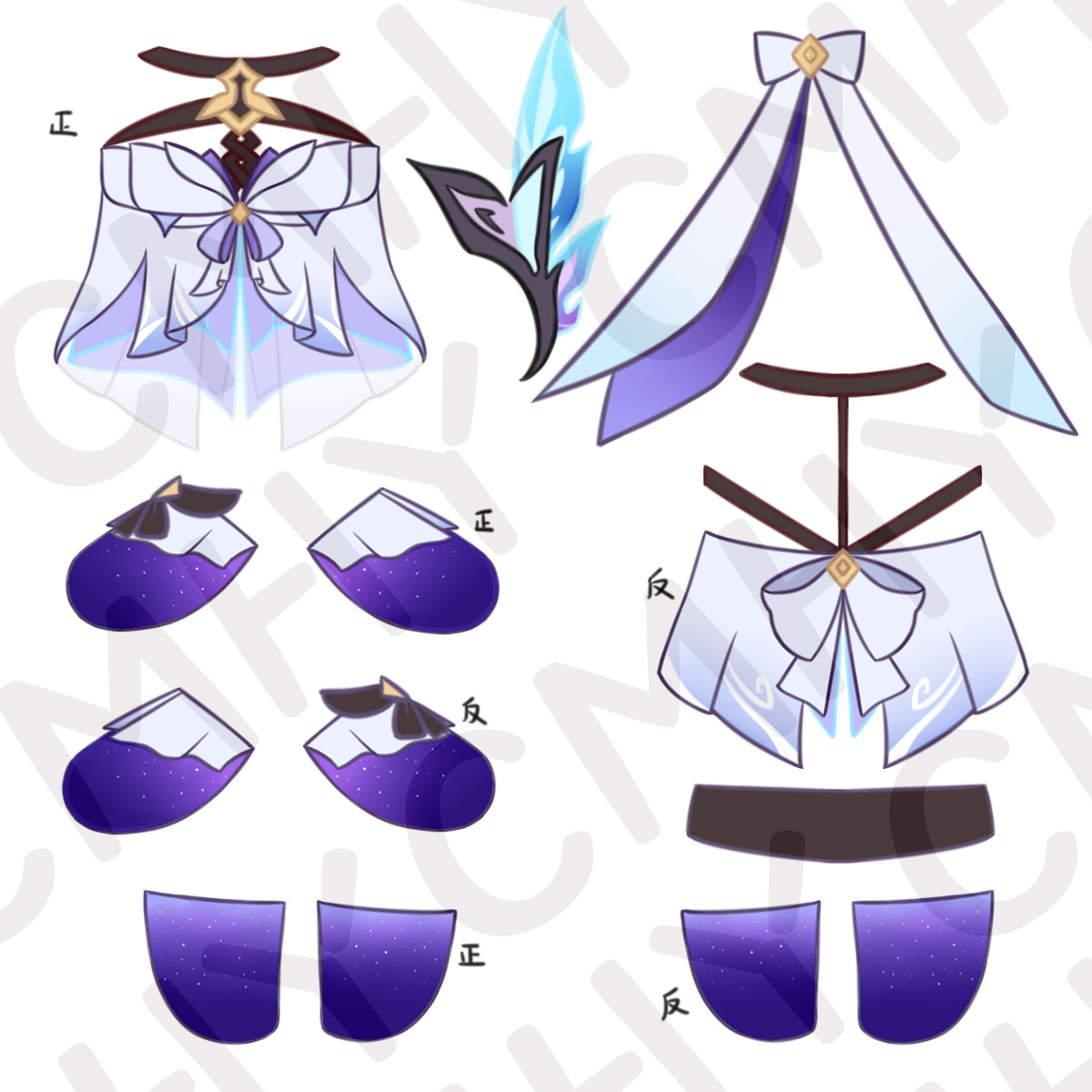 Game Genshin Impact Skirk Cat  - Women Anime Cosplay incelemesi ve fiyatı