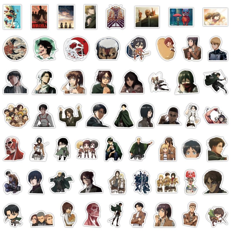 60Pcs Attack on Titan Anime St - Anime Cosplay And Costumes incelemesi ve fiyatı