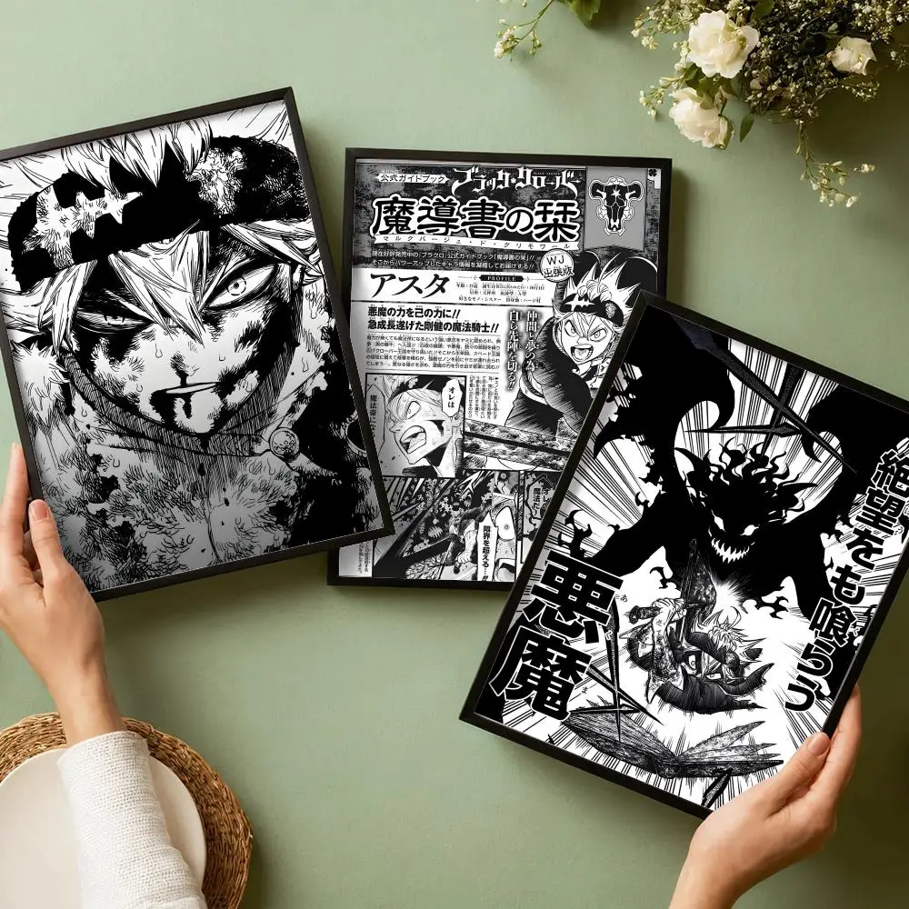 Anime B-Black Clover Poster De - Black Clover Grimoire incelemesi ve fiyatı