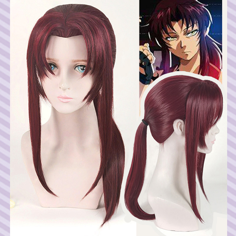 New BLACK LAGOON Rebecca Revy  - Anime Cosplay With Red Hair incelemesi ve fiyatı