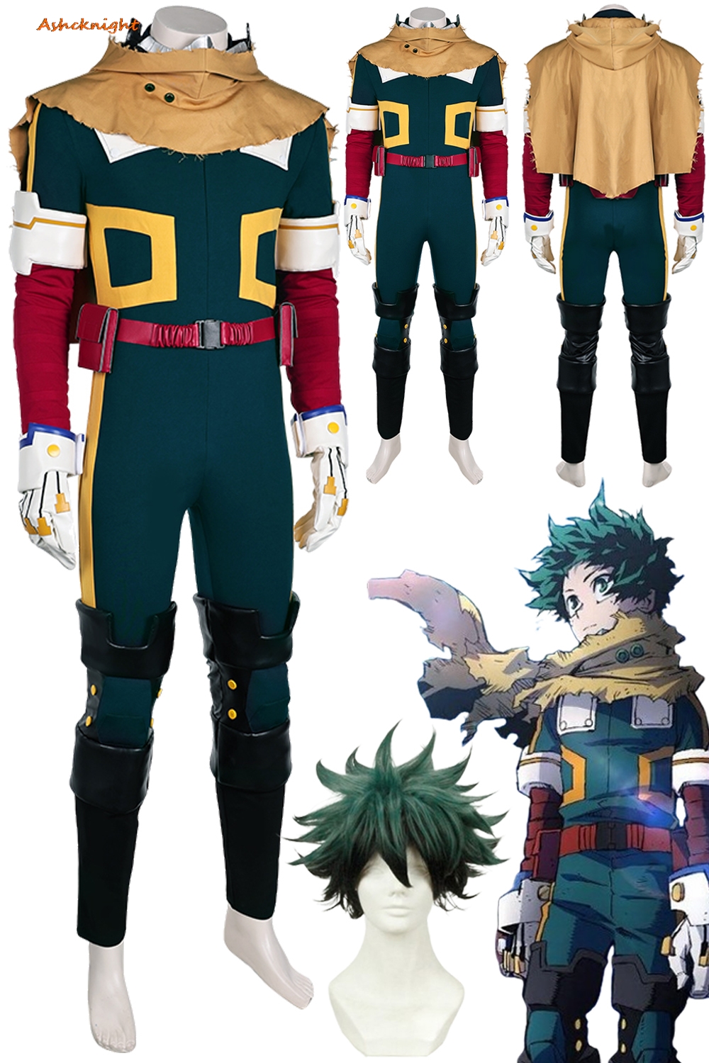 Midoriya Izuku Cosplay Costume - Anime Cosplay Outfits Male incelemesi ve fiyatı