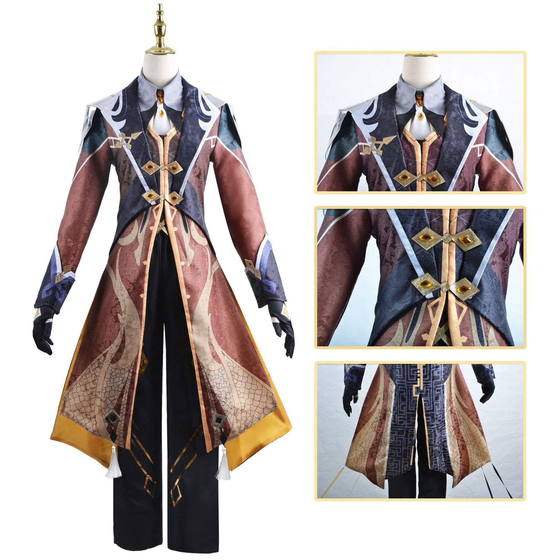 Genshin Impact Cosplay Costume - Anime Cosplay Outfits Male incelemesi ve fiyatı
