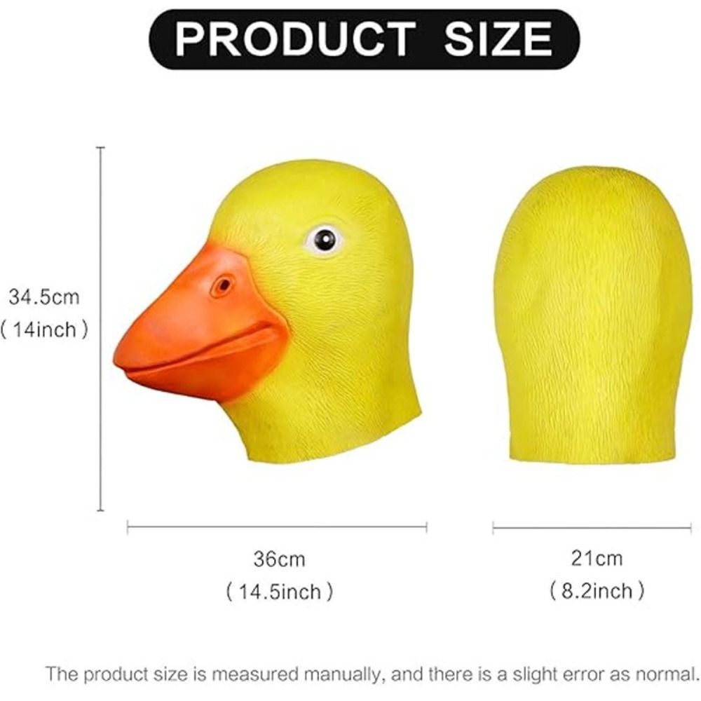 Novelty Yellow Duck Head Mask  - Anime Cosplay Pics incelemesi ve fiyatı