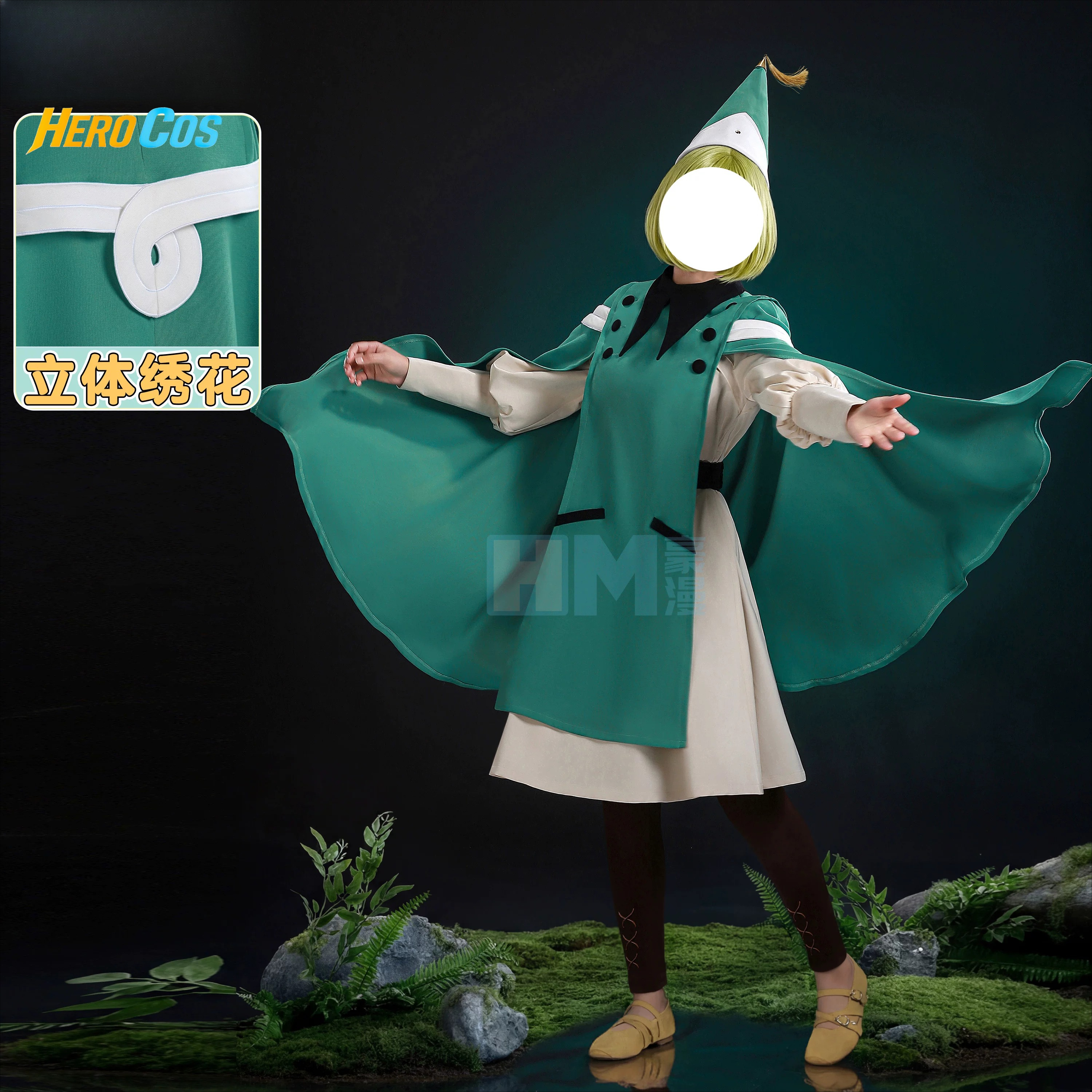 Witch Hat Atelier Coco Cosplay - Anime Cosplay Wig incelemesi ve fiyatı